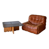 Lagun Ikea glass coffee table