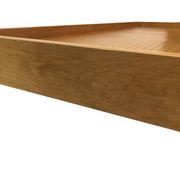 Lit d'appoint vintage en bouleau design métal années 60