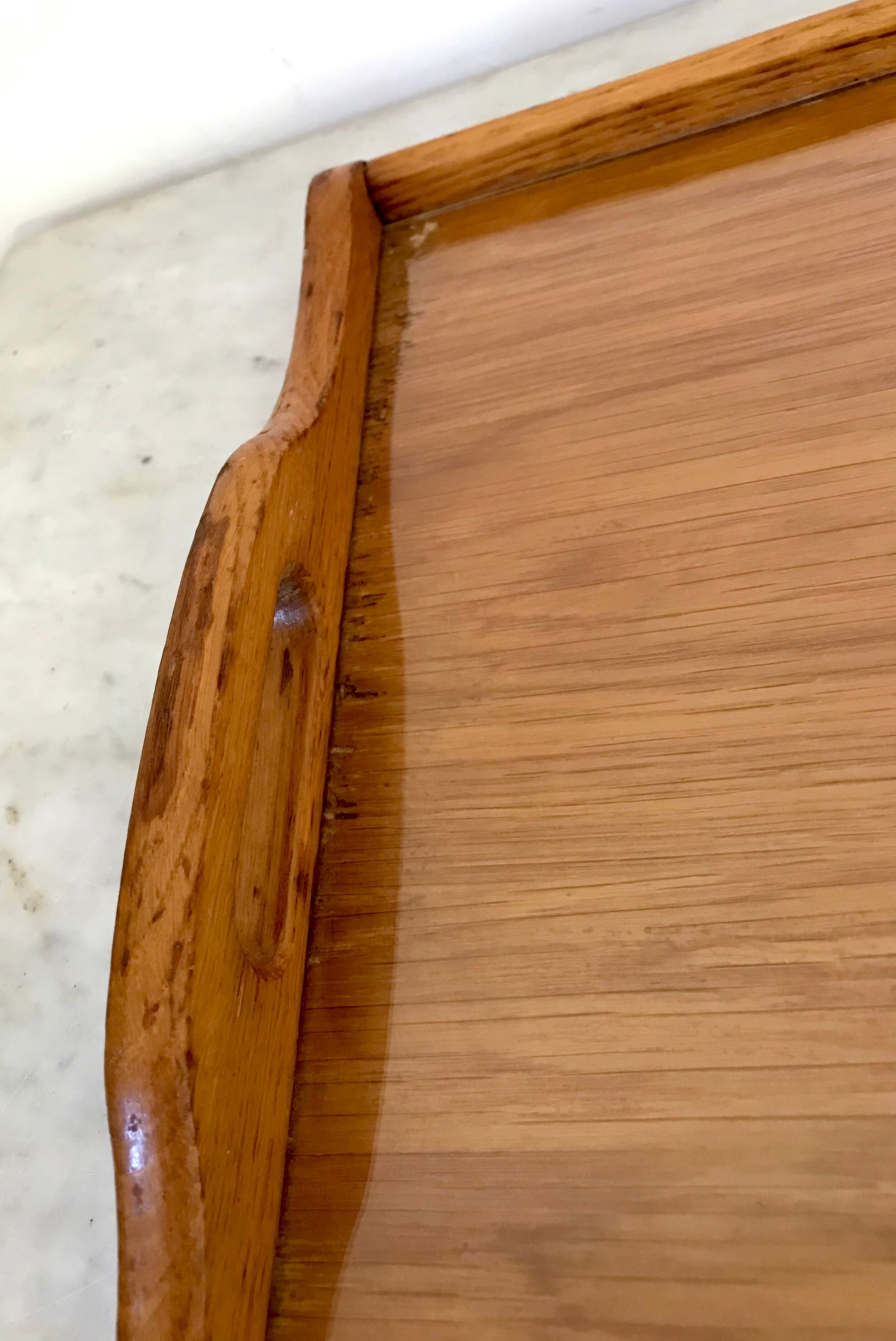 Vintage wooden platter