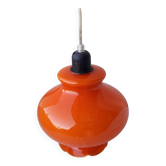 Suspension orange en opaline