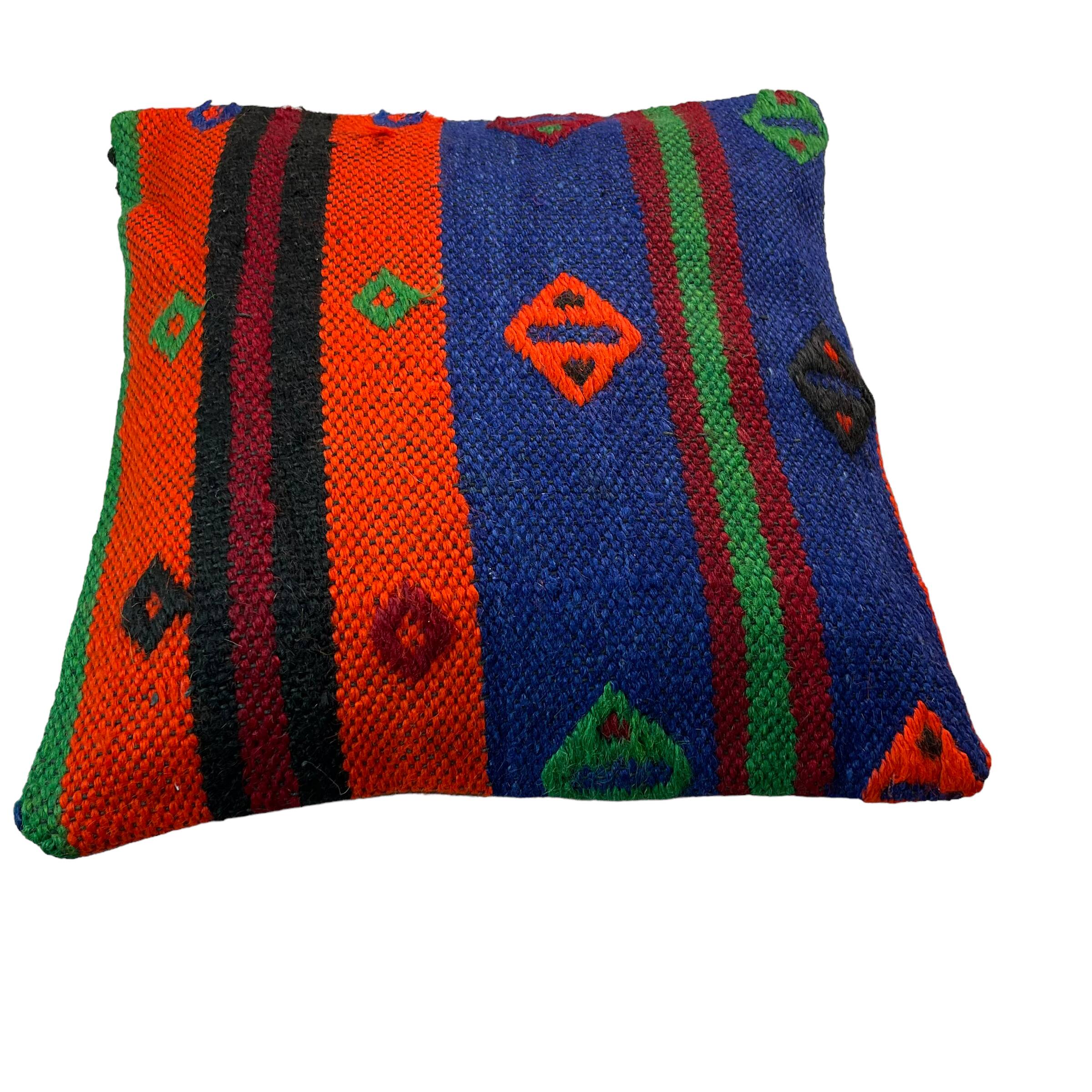 HOUSSE DE COUSSIN KILIM TURC VINTAGE, 40 X 40 CM
