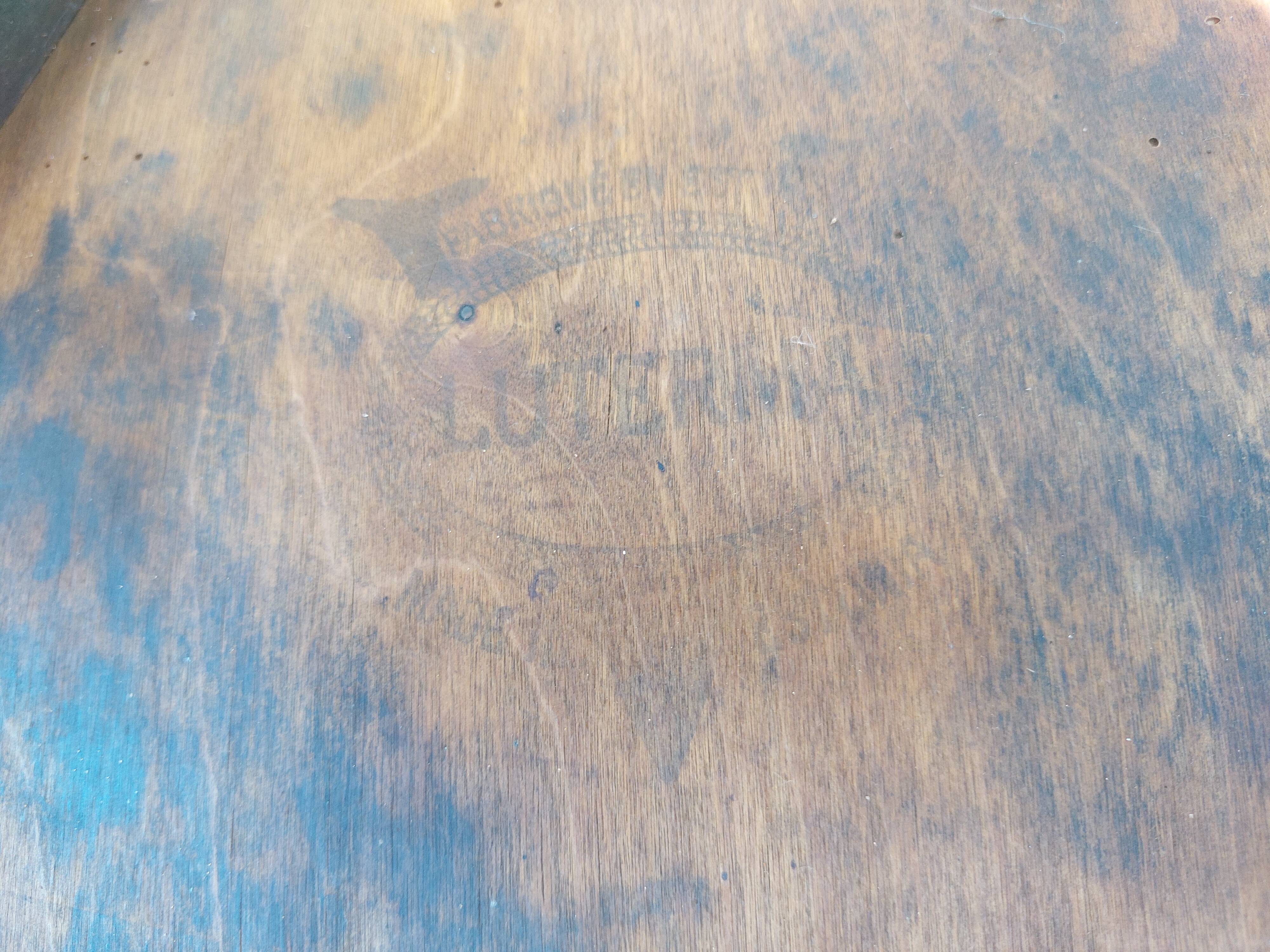 4 curved wooden bistro chairs