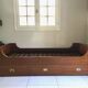 Scandinavian teak bed 70s-80s