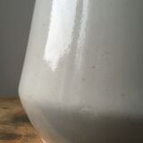 Broc pichet blanc en porcelaine à feu de Grigny