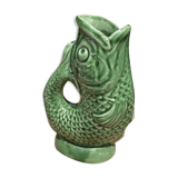 Green fish vase or pitcher