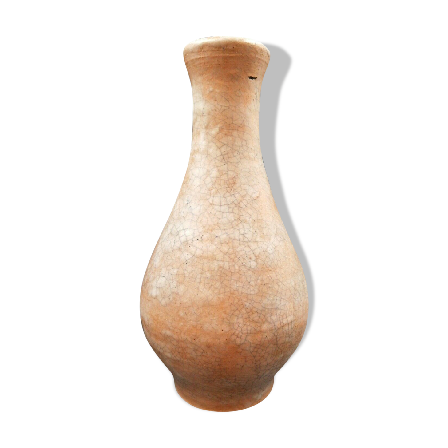 Vallauris cracked sandstone signed Augustus dated 1959