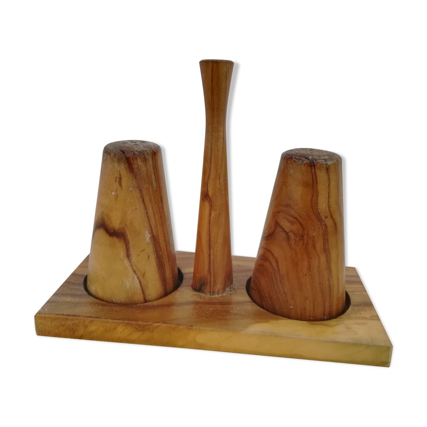 Olivewood salt and pepper shaker