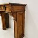 Louis XVI style fireplace in solid fir, 19th century.