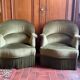Paire de fauteuils crapauds