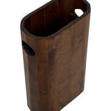 Porte-parapluies vintage en bois, design minimaliste des années 1960