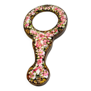 Miroir à main métal