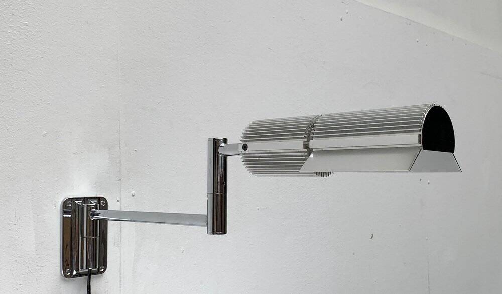 Vintage Space Age Wall Lamp Haloprofil by V. Frauenknecht for Swisslamps International, 1970s