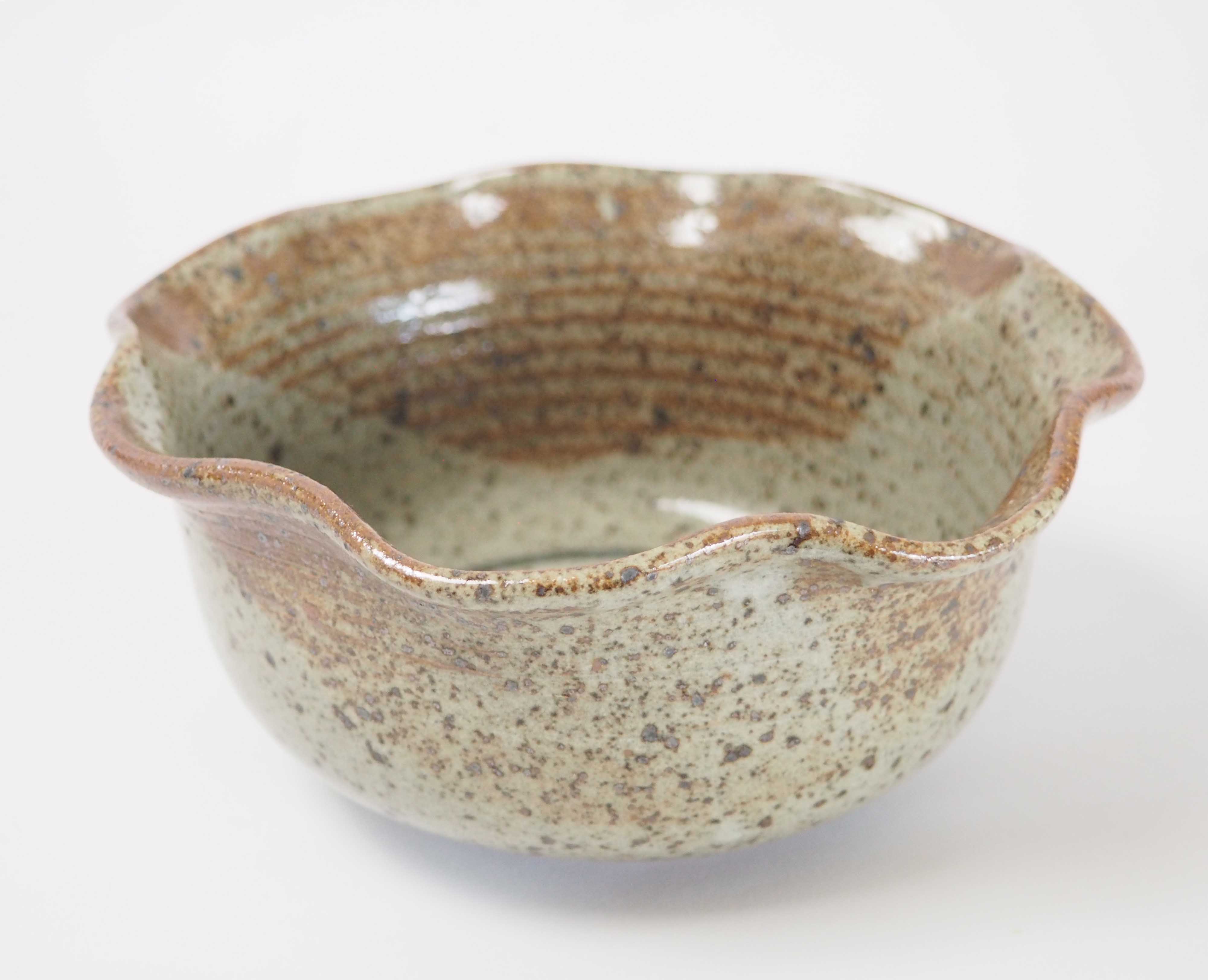 Speckled stoneware ramekin
