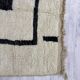 Berber rug beni mrirt medium size 100 x 200 cm
