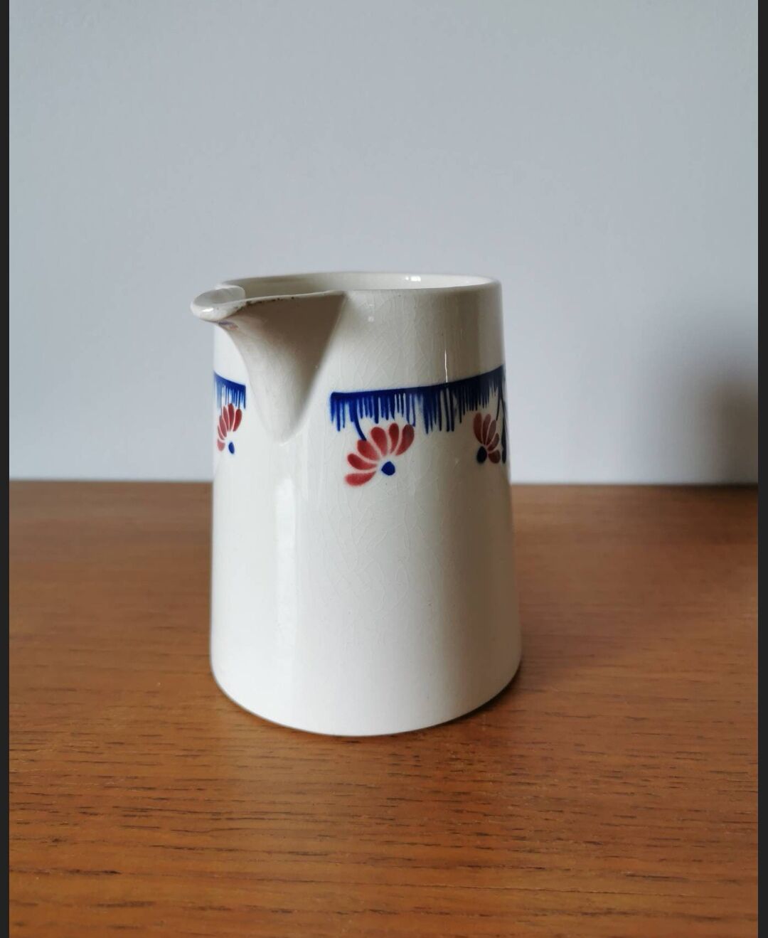 Badonviller earthenware milk jug