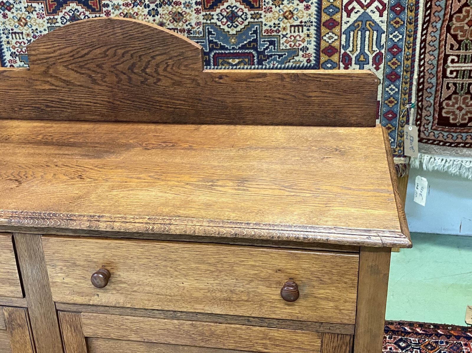 Early 20th century English oak buffet