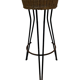 Vintage Stool Rattan Rohe Noordwolde Netherlands 1960s Design
