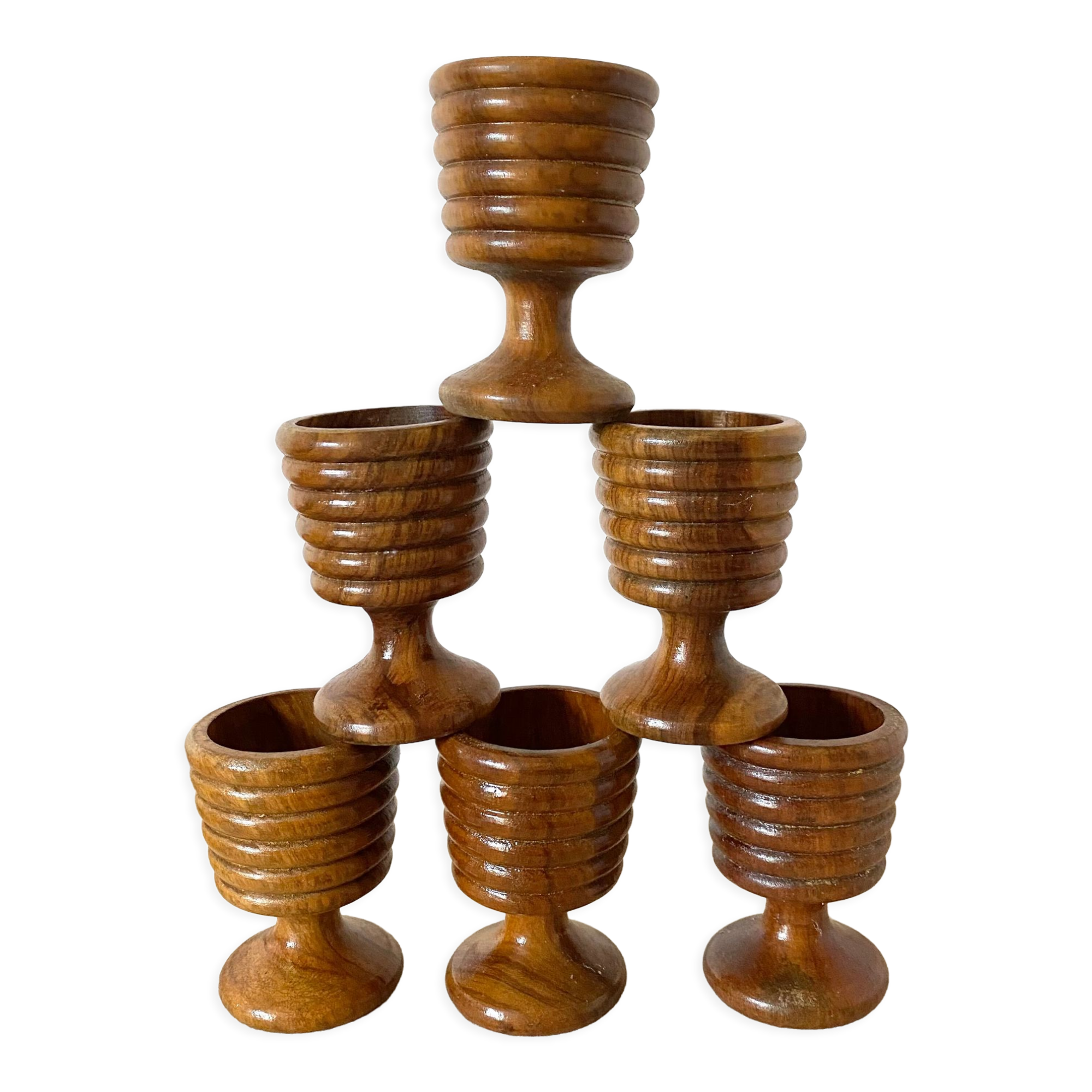 Vintage wooden shells