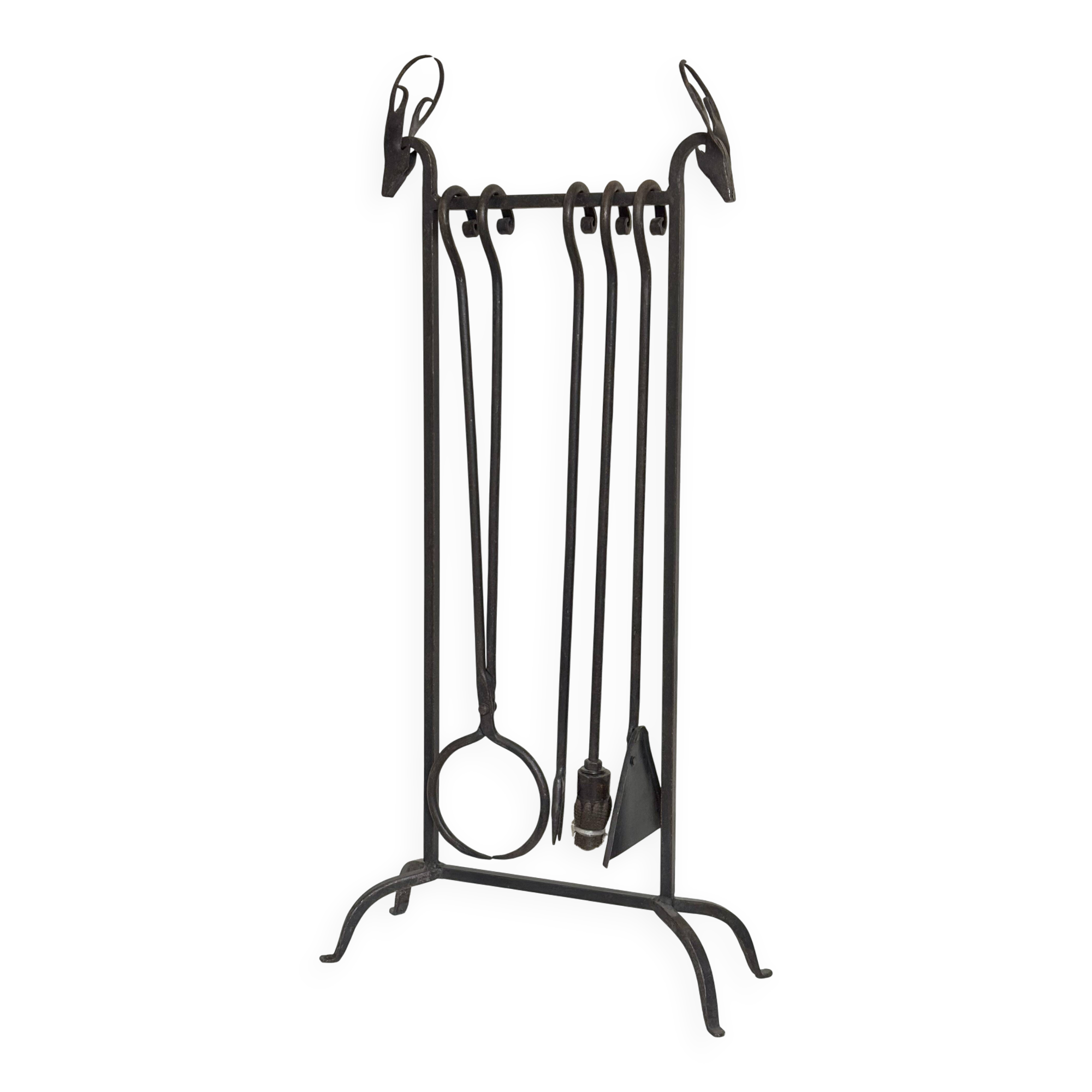 Wrought iron fireplace kit