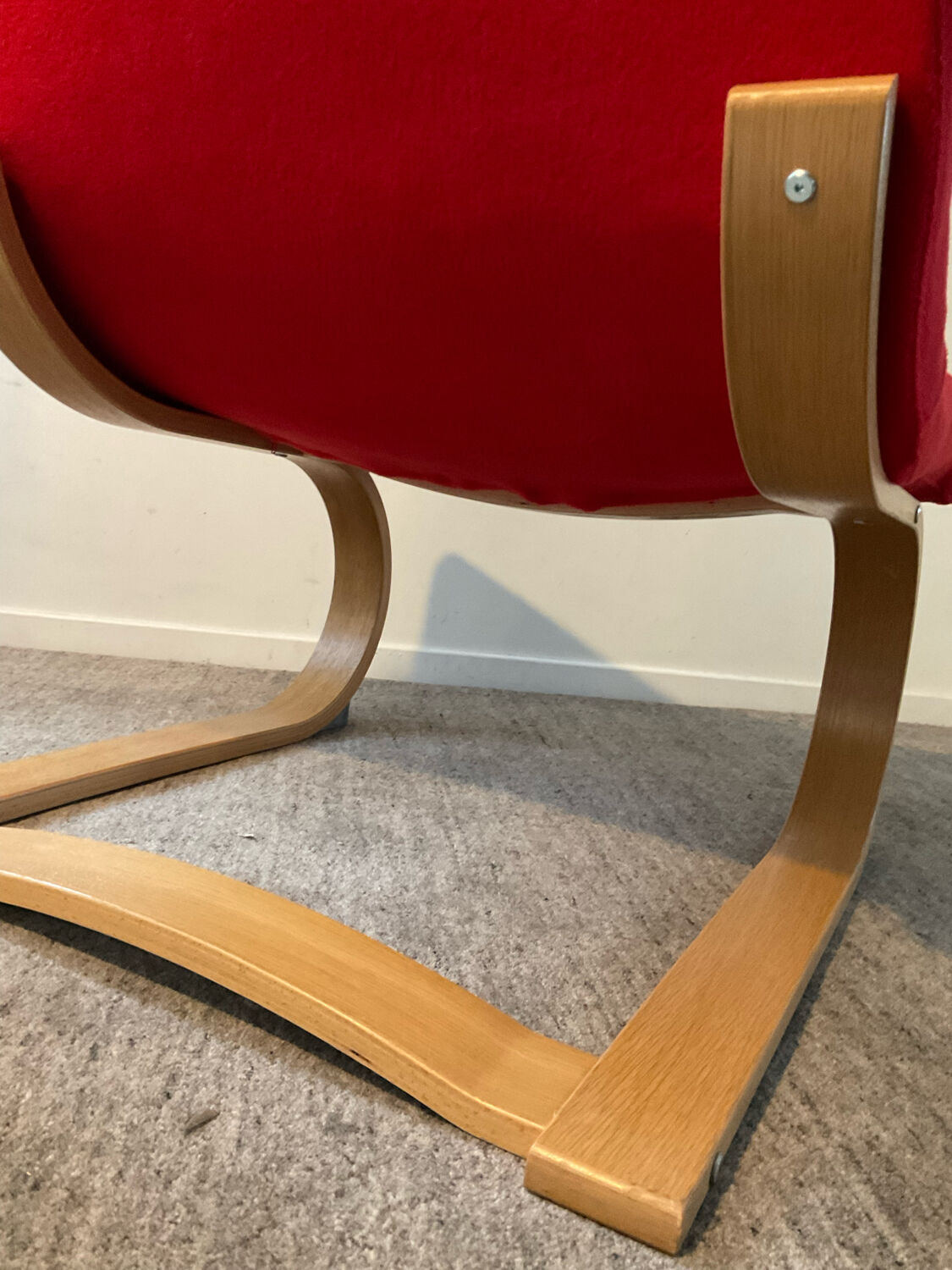 Curved wood heater 80s-90s