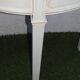 Solid painted wood console half-moon excellent condition