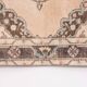 Vintage Turkish hallway rug 137x364 cm