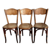 Lot de 3 chaises bistrots
