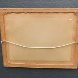 Large watercolor bouquet of flowers signed Bessonnat