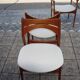 Set of 5 teak chairs by eric buch 1960