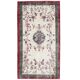 Vintage Turkish Oushak Handmade Wool Cotton Beige Area Rug 117x217