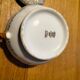 Sugar bowl and milk jug French porcelain FD