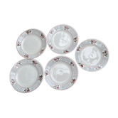 Flat plates Sarreguemines model Christiane
