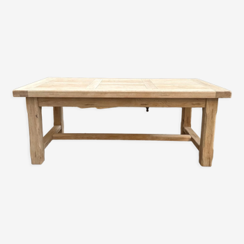 Solid oak farmhouse table