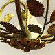 Vintage Floral Pendant Light from W.Müller-München 1980s