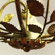 Suspension florale vintage de W. Müller-München des années 1980.