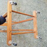 Double wooden night valet