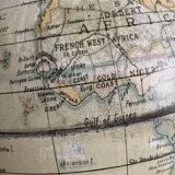 Map world globe vintage Chad valley