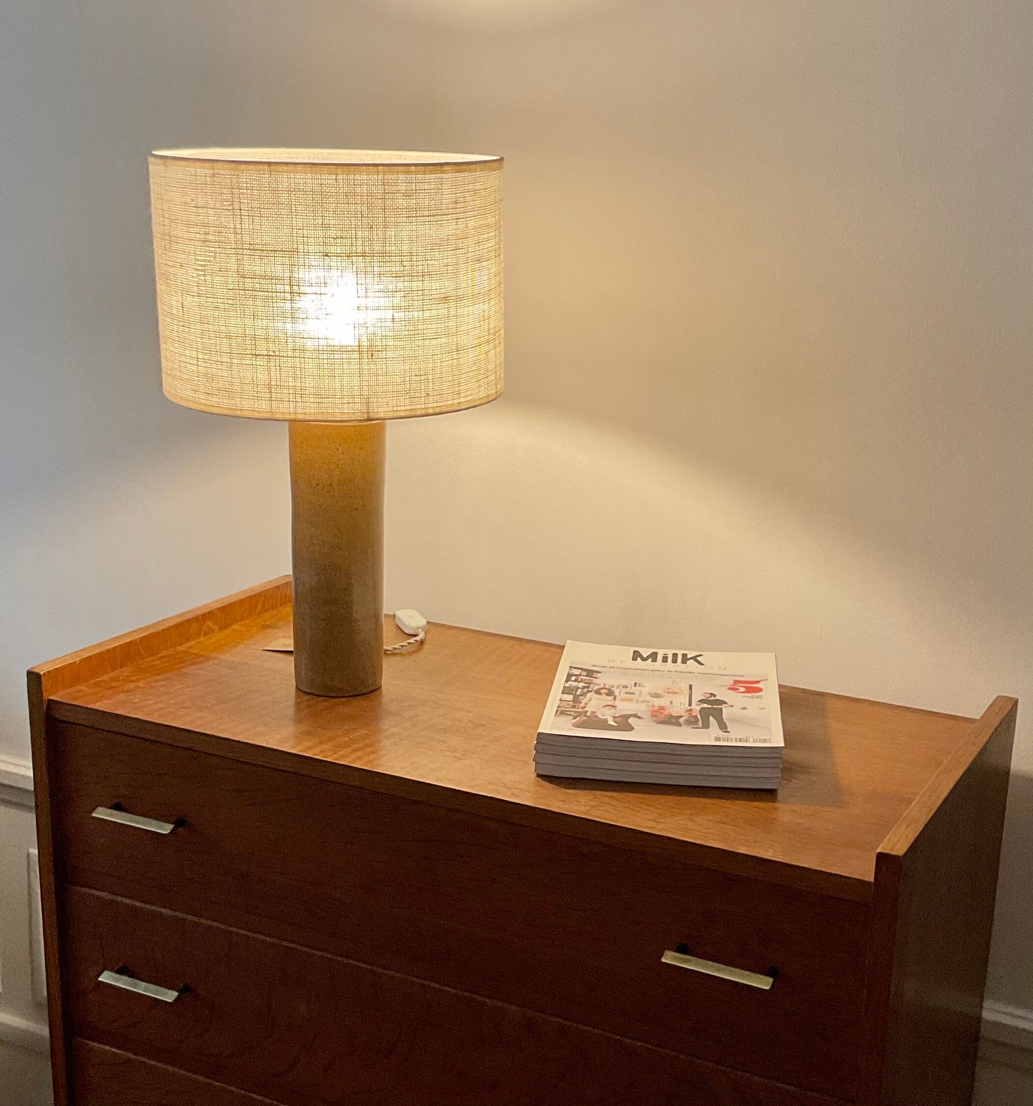 Lampe en grès
