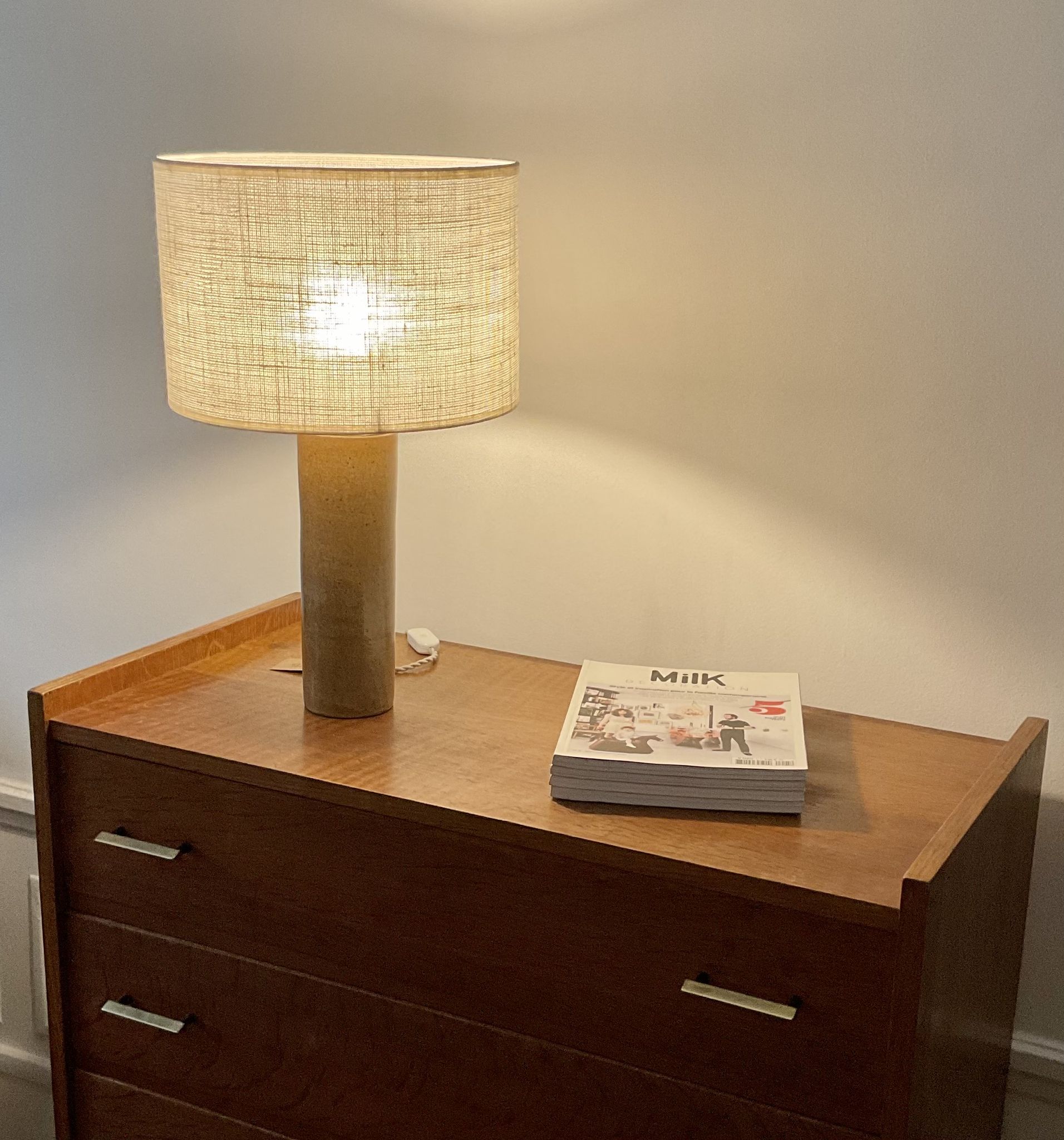 Lampe en grès