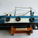 Maquette bateau pêche bois