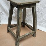 Burmese teak workshop stool