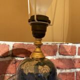 Table lamp with floral pattern
