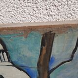 Oil on canvas "Montmartre" by Guy le Florentin