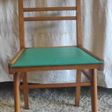 Vintage chair with compass legs - 1950s/60s