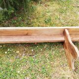 Large model oak farmhouse bench