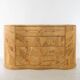Commode « feuilles » en rotin