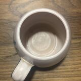 Set of two ceramic mugs signed Yvon ROY