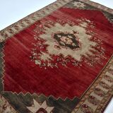 Oushak Vintage Soft Turkish Rug sku 3022