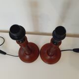 Pair of bedside lamps