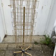 Card holder, gilded metal turnstile photo holder, industrial decoration